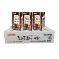 Sữa hạt óc chó hạnh nhân đậu đen Sahm yook Hàn Quốc – 140ml/hộp (24 hộp)