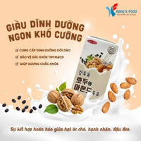 Sữa Hạt Óc Chó Hạnh Nhân Đậu Đen Nhập Khẩu Hàn Quốc Kang's food Thùng 16 Hộp 190ml