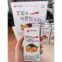 SỮA HẠT ÓC CHÓ HẠNH NHÂN HÀN QUỐC  ( thùng 16 hộp 190ml)