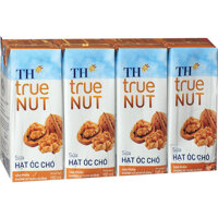 Sữa hạt óc chó TH True Nut lốc 4 hộp x 180ml