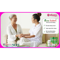 Sữa hạt tiểu đường EcoZabet lon 800g dành cho người tiểu đường của Viện Dinh Dưỡng NCCI tặng 1 yến Cinest 25%