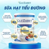Sữa hạt Tiểu Đường Gluzabet 650g. Ổn Định Đường Huyết, Ngăn Ngừa Tiểu Đường . HSD 2026