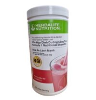 Sữa Herbalife f1 hương Dâu 550g giúp giảm cân giữ dáng