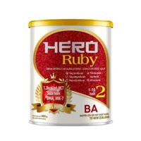 Sữa Hero Ruby BA dành cho bé từ 1-10 tuổi . Thích hợp cho trẻ biếng ăn, chậm tăng cân,trẻ suy dinh dưỡng thấp còi