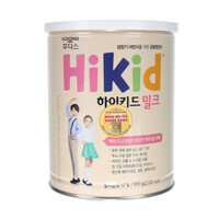 Sữa Hikid Hàn Quốc hương Vani 600g( trẻ từ 1-9 tuổi)