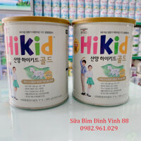 Sữa Hikid Hàn Quốc tăng chiều cao lon 650g
