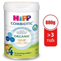 Sữa HiPP Combiotic Organic HMP & GOS số 4 800g (Trên 3 tuổi)
