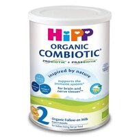 Sữa HiPP Combiotic Organic số 2 cửa Đức cho trẻ từ 6 đến 12 tháng hộp 350g