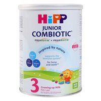 Sữa HiPP Combiotic Organic số 3 của Đức cho trẻ từ 1 đến 3 tuổi hộp 800g