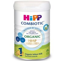 Sữa HiPP Organic Combiotic HMP số 1 của Đức cho trẻ 0-6 tháng hộp 800g (mẫu mới)