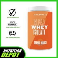 Sữa hỗ trợ tăng cơ Clear Whey Isolate Myprotein trong suốt như nước trái cây hũ 20 lần dùng - Peach Tea