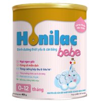 Sữa Honilac BeBe cho bé từ 0 đến 12 tháng hộp 400g