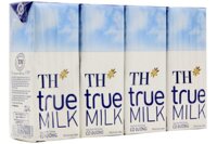 Sữa Hộp TH True Milk Có Đường 1 lốc/ 4 hộp 180ml