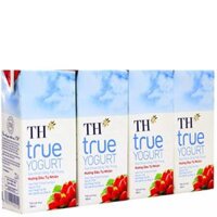 Sữa Hộp TH True Milk Yoguft Hương Dâu 1 thùng/48 hộp 180ml