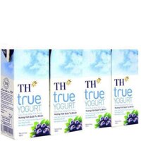 Sữa Hộp TH True Milk Yoguft Hương Việt Quất 1 lốc/4 hộp 180ml