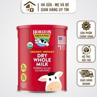 Sữa Horizon Bột Organic - Sữa Tươi Nguyên Kem Dạng Bột Horizon Dry Whole Milk  Lon 870g [HSD 2026]