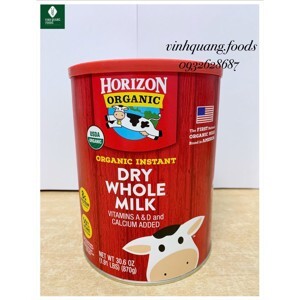 Sữa Horizon Organic Dry Whole Milk 870gr
