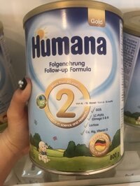 Sữa Humana Gold 2 xuất xứnhập khẩu Đức - Lon 800gr