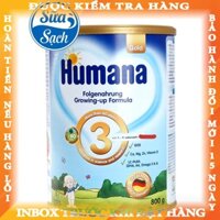 Sữa Humana Gold 3 (Mẫu mới 650gr - trên 24 tháng) Date mới  hoangia