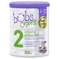 Sữa hữu cơ Bubs số 2 Organic GrassFed Follow-on Milk Formula 800g