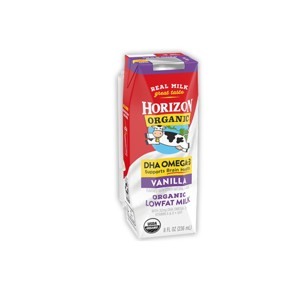 Sữa hữu cơ Horizon Organic DHA OMEGA-3 hương Vani hộp 236ml