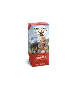 Sữa hữu cơ nguyên kem Organic Valley hộp 200ml