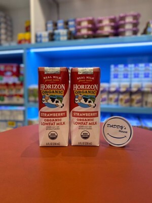 Sữa hữu cơ tách béo Horizon Organic vị dâu hộp 236ml