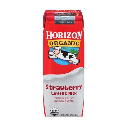 Sữa hữu cơ tách béo Horizon Organic vị dâu hộp 236ml