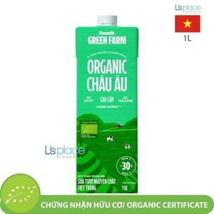 Sữa hữu cơ Vinamilk 100% Organic nguyên chất hộp 1 lít