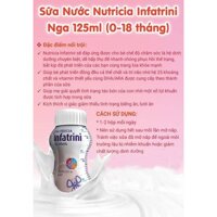 Sữa INFATRINI dòng cao năng lượng 125ml của Nga
