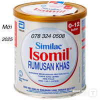 Sữa Isomi soya 400g dành cho trẻ dị ứng đạm sữa bò 0-12m.