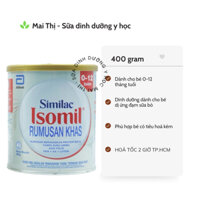 Sữa ISOMIL Khas Dinh dưỡng cho trẻ dị ứng, hệ tiêu hóa kém - 400g