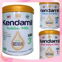 Sữa Kendamil Xuất Xứ Anh Quốc Đủ Số 1 2 3 Cho Bé hộp 900g - Sữa Nguyên Kem Giàu Vitamin & Khóang Chất Giúp Bé Tăng Cân