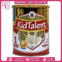 Sữa Kidtalent 1 900g | Dinh Dưỡng Cho Trẻ 6-36 Tháng Tuổi, Biếng Ăn, Chậm Lớn, Thấp Còi, Tăng Cân Vượt Trội | Mua Kidtalent Chính Hãng Giá Rẻ Nhất Tại Babivina