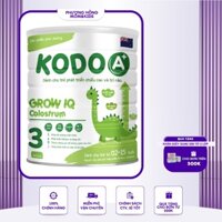 Sữa KODO A+ GROW IQ COLOSTRUM (số 3) giúp trẻ phát triển chiều cao và trí não 900gr DATE 10/2024