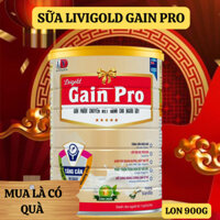 SỮA LIVIGOLD GAIN PRO (CHO NGƯỜI GẦY, ĂN UỐNG KÉM) HỘP/900G - LIÊN VIỆT PHARMA