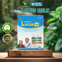 Sữa Lotus Milk Hộp Giấy 432g (24x18g) | Bồi bổ, tăng đề kháng, phòng loãng xương, từ 16t, người lớn tuổi, mệt mỏi, gầy