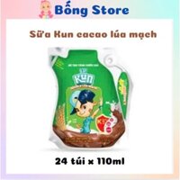 Sữa lúa mạch socola KUN thùng 24 túi x 110ml