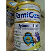 Sữa mát Optimum Kid Famicare Lon 900G dành cho trẻ sơ sinh 0-12 tháng tuổi