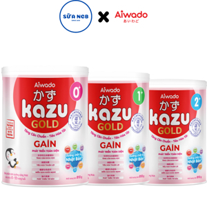 Sữa mát tăng cân Kazu Gain Gold 1+ 350g (12 – 24 tháng)