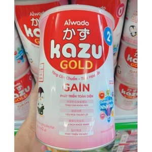 Sữa mát tăng cân Kazu Gain Gold 2+ 810g (trên 24 tháng)