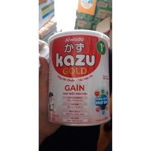 Sữa mát tăng cân Kazu Gain Gold 1+ 350g (12 – 24 tháng)