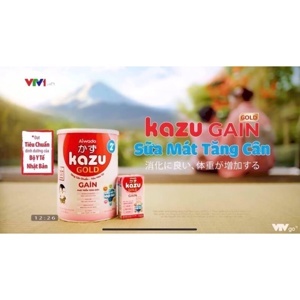 Sữa mát tăng cân Kazu Gain Gold 1+ 810g (12 - 24 tháng)