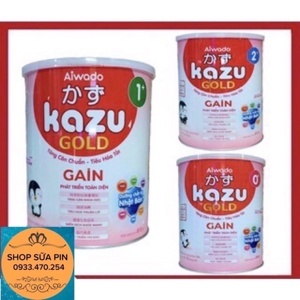 Sữa mát tăng cân Kazu Gain Gold 2+ 810g (trên 24 tháng)