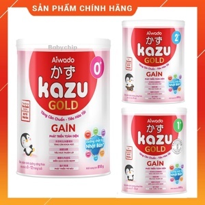 Sữa mát tăng cân Kazu Gain Gold 0+ 810g (0 - 12 tháng)
