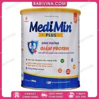 Sữa Medimin Plus 800g | Dinh Dưỡng, Giảm Protein Cho Người Bệnh Thận, Cần Chế Độ Ăn Giảm Đạm, Ít Muối | Mua Sữa Medimin Plus Chính Hãng Medibest, Giá Rẻ Nhất Tại Babivina