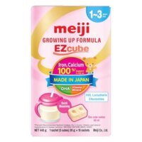 Sữa Meiji Growing up Formula Ezcube hộp giấy 448g (12-36 tháng)