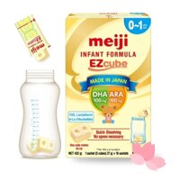 Sữa Meiji Infant Formula Ezcube Nhập Khẩu Nhật Số 0 bé Từ 0-12 Tháng (Hộp 20 thanh)