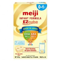 Sữa Meiji Infant Formula Ezcube hộp giấy 432g (0-12 tháng)