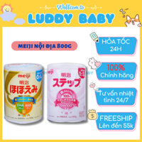 Sữa Meiji Lon Nội Địa Nhật Số 0 (0-1) Số 9 (1-3) Meiji HP - Sữa Bột Công Thức 800g luddybaby